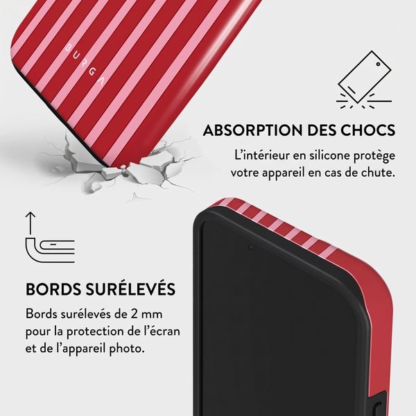 Burga Coque Tough MagSafe Apple iPhone 14 - Strawberry Jam