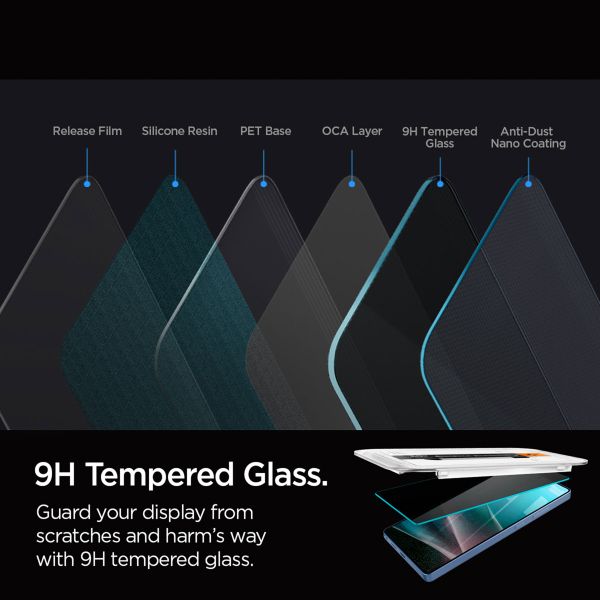 Spigen Protection d'écran en verre trempé GLAStR Privacy Applicator - lot de 2 Samsung Galaxy S25 Ultra