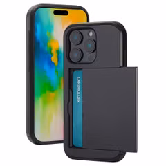 imoshion Coque arrière avec porte-cartes Apple iPhone 16 Pro - Noir