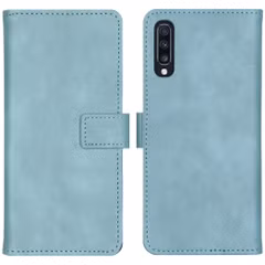 imoshion Étui de télephone portefeuille de luxe Samsung Galaxy A70 - Bleu clair