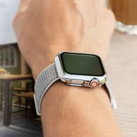 imoshion Coque rigide brillante à couverture complète Apple Watch 4 / 5 / 6 / SE - 40 mm - Argent