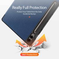 Dux Ducis Coque tablette Domo Samsung Galaxy Tab S10 Plus / Tab S9 FE Plus / Tab S9 Plus - Bleu foncé