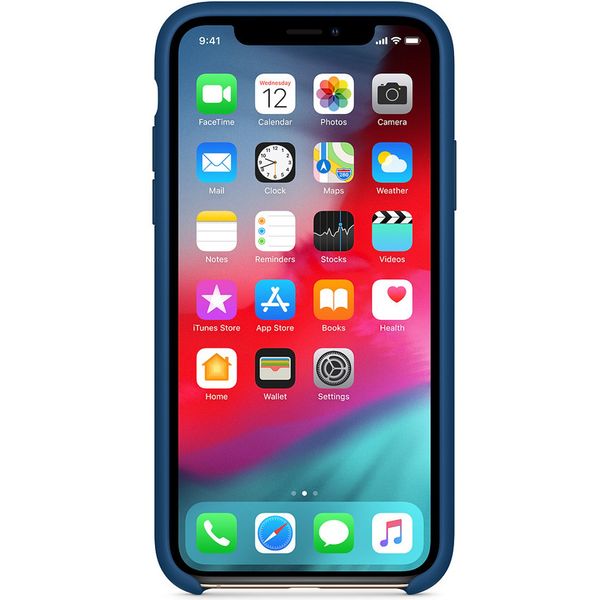 Apple Coque en silicone Apple iPhone X / Xs - Blue Horizon