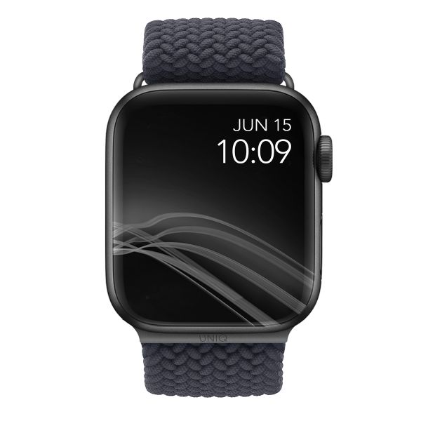 Uniq Bracelet tressé Aspen Apple Watch | 44/45/46/49 mm - Granite Grey