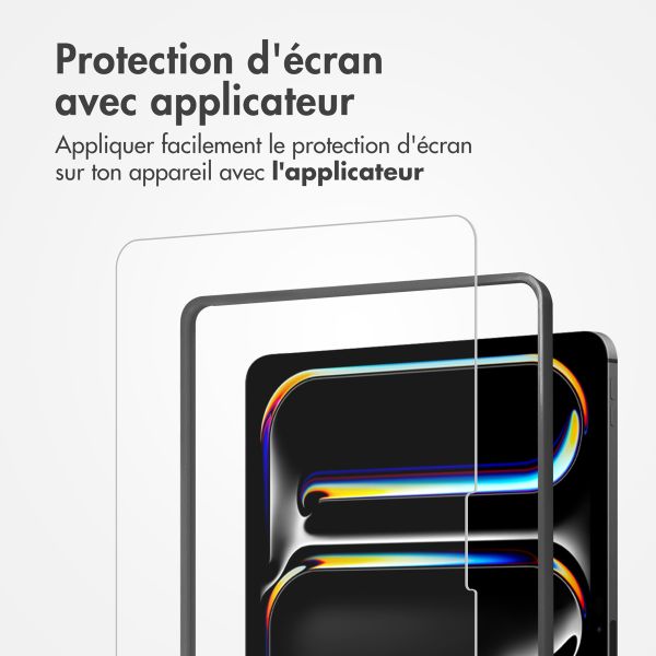 Accezz Protection d'écran en verre trempé avec applicateur Apple iPad Air 13 pouces (2026) M4 / (2025) M3 / (2024) M2