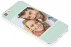 Concevez votre propre coque transparente Apple iPhone SE (2016) / 5 / 5s - Transparent
