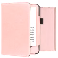 imoshion Étui de liseuse portefeuille en cuir végan Amazon Kindle (2024) / Amazon Kindle (2022) 11th gen - Rose Doré