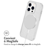 imoshion Coque Pailletée avec MagSafe Apple iPhone 14 Pro Max - Paillettes Transparent