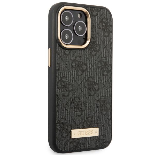 Guess Coque 4G Logo Monogram MagSafe Apple iPhone 14 Pro - Noir