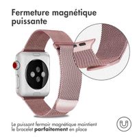 imoshion Bracelet magnétique milanais Apple Watch | 38/40/41/42 mm - Taille M - Rose