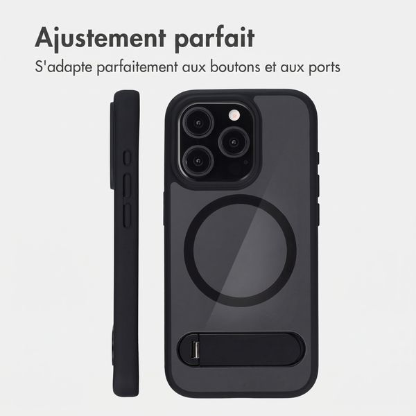 Accezz Coque arrière Hold avec MagSafe Apple iPhone 15 Pro - Black
