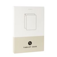 Selencia Coque tablette Riva Apple iPad 11 (2025) 11 pouces A16 / iPad 10 (2022) 10.9 pouces - Beige