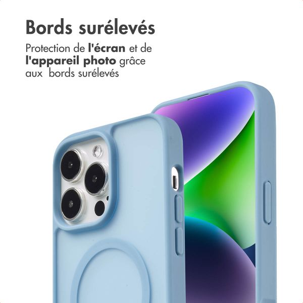 imoshion Coque Color Guard avec MagSafe Apple iPhone 14 Pro Max - Bleu clair