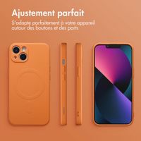 imoshion Coque Couleur avec MagSafe Apple iPhone 13 - Orange