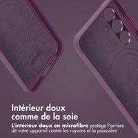 Accezz Étui de télephone portefeuille en cuir 2-en-1 avec MagSafe Samsung Galaxy S24 - Heath Purple