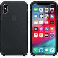Apple Coque en silicone Apple iPhone X / Xs - Noir