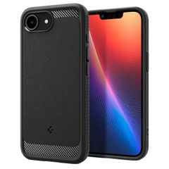 Spigen Coque Rugged Armor MagSafe Apple iPhone 17e / 16e - Matte Black