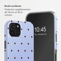 Selencia Coque arrière Vivid Apple iPhone 15 - Happy Dots Digital Sky