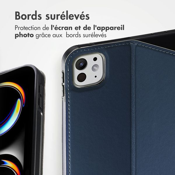 Accezz Coque tablette Classic Apple iPad Pro 13 (2025) M5 / (2024) M4 - Bleu foncé