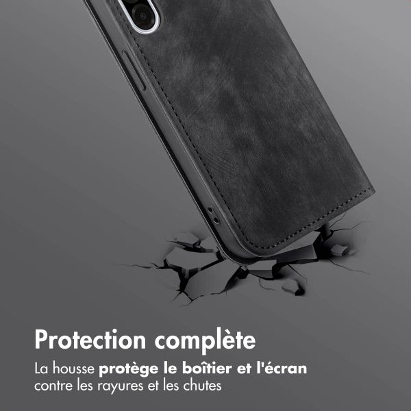 imoshion Étui de téléphone portefeuille Slim Samsung Galaxy A56 - Noir