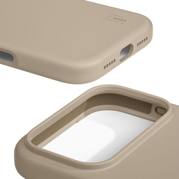 iDeal of Sweden Coque en silicone avec MagSafe Apple iPhone 17 Pro Max - Beige