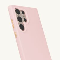 Selencia Coque arrière Rivièra avec MagSafe avec crochets amovibles Samsung Galaxy S24 Ultra - Sorbet Pink