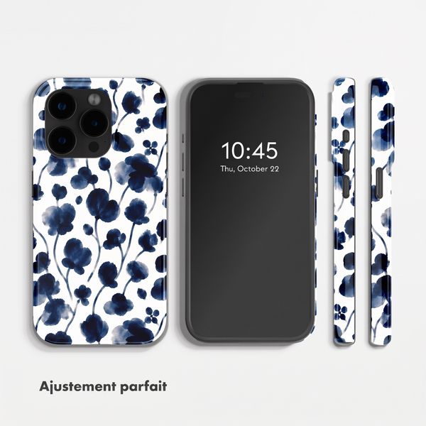Selencia Coque arrière Vivid avec MagSafe Apple iPhone 15 Pro - Midnight Blossom