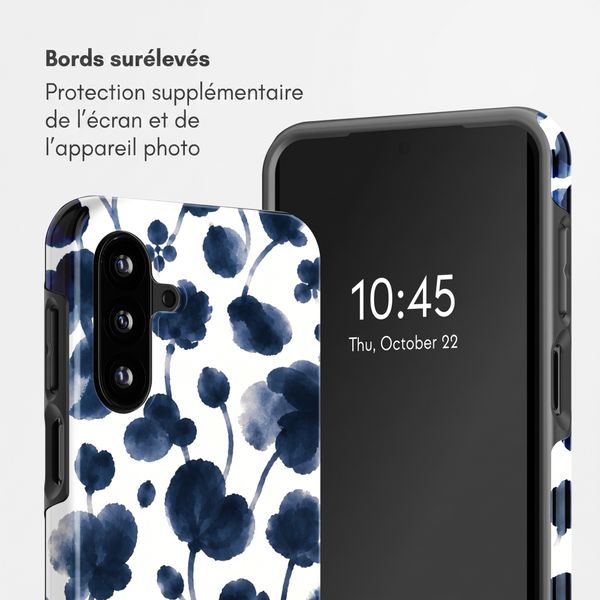 Selencia Coque arrière Vivid Samsung Galaxy A18 (4G) / A17 (4G/5G) - Midnight Blossom