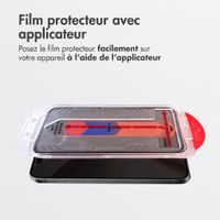Accezz Protection d'écran en verre trempé avec filtre de confidentialité + Applicateur Apple iPhone Duo