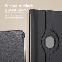 imoshion Coque tablette rotatif à 360° Samsung Galaxy Tab S10 Plus / Tab S9 FE Plus / Tab S9 Plus - Noir