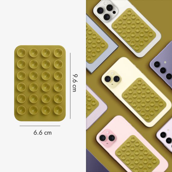 Selencia Support de téléphone à ventouses MagSafe - Olive Dust