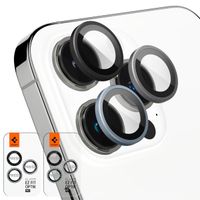Spigen Optik Pro EZ Fit Lens Protector - Protection d'objectif de caméra (lot de 2) Apple iPhone 16 Pro (Max) / 15 Pro (Max) - Zero One