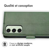 imoshion Étui de télephone portefeuille de luxe Samsung Galaxy S24 FE - Vert