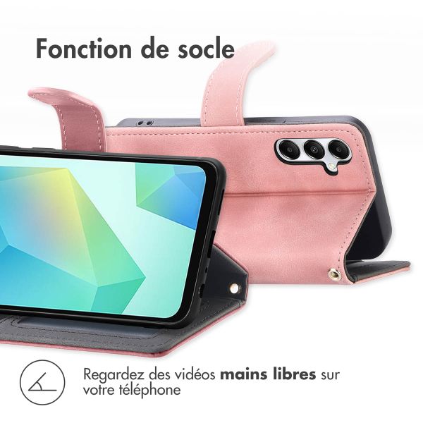 imoshion Etui de télephone portefeuille avec cordon Samsung Galaxy A26 - Rose