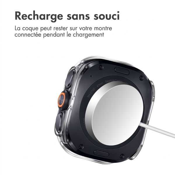 imoshion Coque rigide à couverture complète Samsung Galaxy Watch Ultra 2 (2026) - Transparent