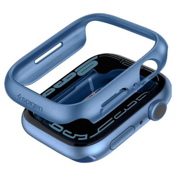 Spigen Coque Thin Fit™ Apple Watch 7 / 8 / 9 - 45 mm - Bleu