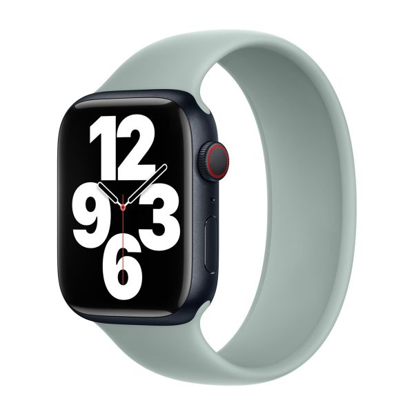 Apple 4 Pack Bracelet Boucle unique en Silicone Apple Watch | 38/40/41/42 mm - Taille 7 - White/ Marigold/ Abyss Blue/ Succulent