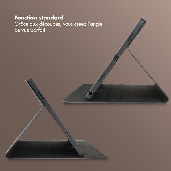 Selencia Coque tablette Riva Samsung Galaxy Tab A11 Plus - Noir