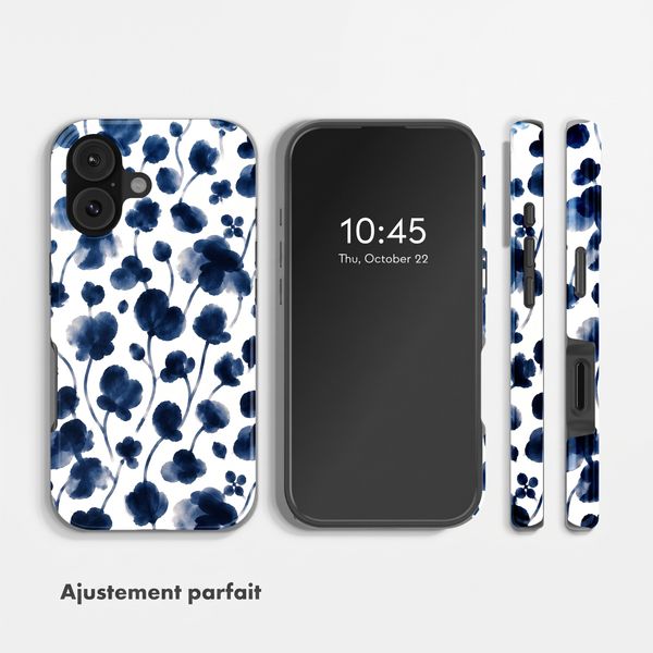 Selencia Coque arrière Vivid avec MagSafe Apple iPhone 17 - Midnight Blossom