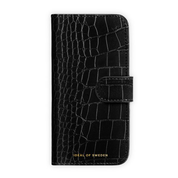 iDeal of Sweden Magnet Wallet+ Étui portefeuille Apple iPhone 18 Pro / 17 Pro - Black Croco