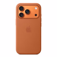 Apple Coque en silicone avec MagSafe Apple iPhone 17 Pro - Terracotta