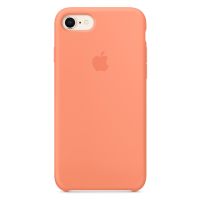 Apple Coque en silicone Apple iPhone SE (2022 / 2020) / 8 / 7 - Peach