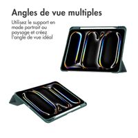imoshion Coque tablette rigide Trifold Apple iPad Pro 13 (2024) M4 - Vert