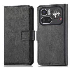 imoshion Étui de télephone portefeuille de luxe Nothing Phone (4a) Pro - Noir