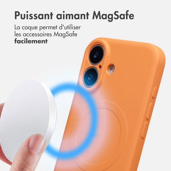 imoshion Coque Couleur avec MagSafe Apple iPhone 17 - Orange