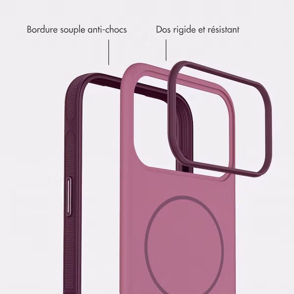 imoshion Coque arrière Color avec Thin MagSafe Ring Apple iPhone 18 Pro Max / 17 Pro Max - Violet