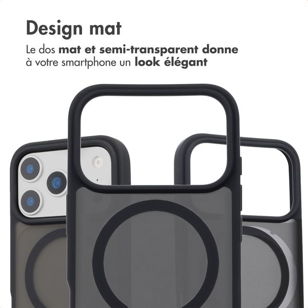 imoshion Coque Color Guard avec MagSafe Apple iPhone 17 Pro - Noir