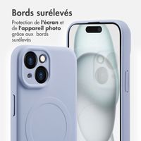 imoshion Coque Couleur avec MagSafe Apple iPhone 15 - Lila