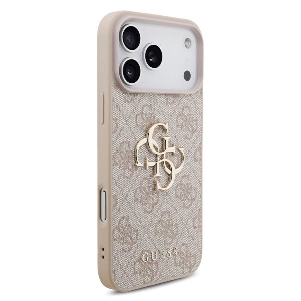 Guess Coque 4G Metal Logo Backcover Apple iPhone 17 Pro Max - Rose