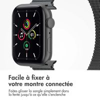 imoshion Bracelet magnétique milanais Apple Watch | 44/45/46/49 mm - Taille S - Space Grey